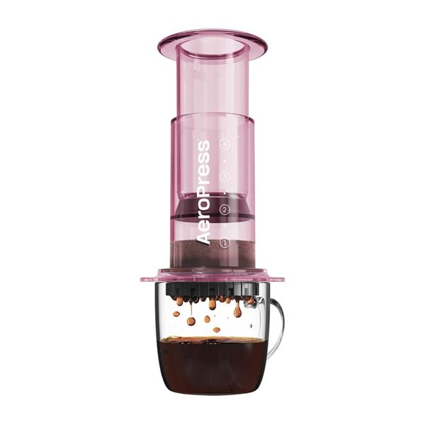 AeroPress Clear růžový