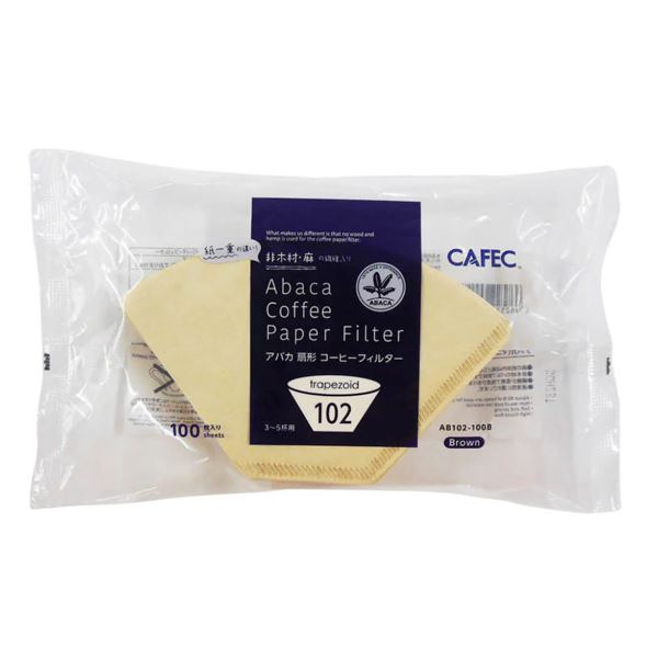 Cafec AB-102 papírové filtry size 02 100 ks hnědé