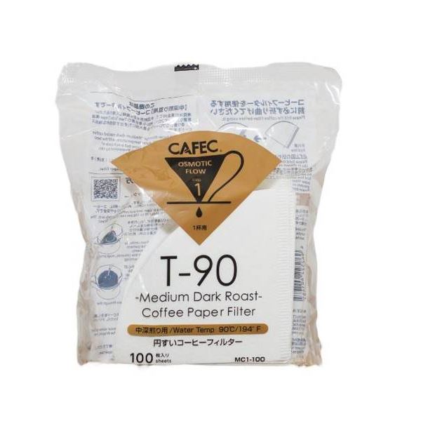 Cafec Medium Dark Roast papírové filtry vel. 01 100 ks