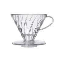 Hario plastový dripper na kávu V60-02 čirý